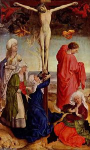 Robert Campin (Master Of Flemalle) - Christ on the Cross