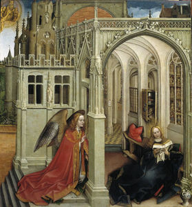 Robert Campin (Master Of Flemalle) - The Annunciation