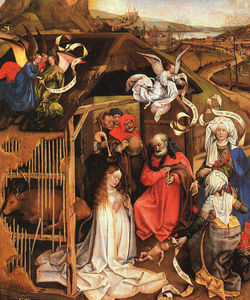 Robert Campin (Master Of Flemalle) - The Nativity
