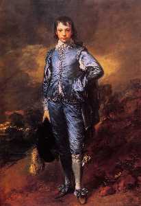 Order Artwork Replica The Blue Boy (Jonathan Buttall) by Thomas Gainsborough (1727-1788, United Kingdom) | WahooArt.com