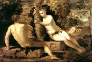 Tintoretto (Jacopo Comin) - Adam and Eve