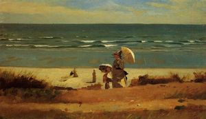 Winslow Homer - On the Beach, Marshfield