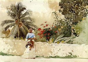Winslow Homer - On the Way to Market, Bahamas