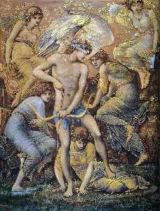 Edward Coley Burne-Jones - Cupid-s Hunting Fields