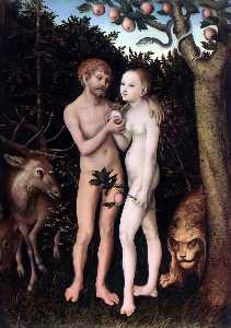Lucas Cranach The Elder - Adam and Eve