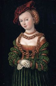 Lucas Cranach The Elder - Portrait of a Young Woman 1