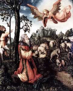 Lucas Cranach The Elder - The Annunciation to Joachim