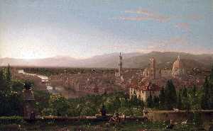 Thomas Cole - View of Florence from San Miniato