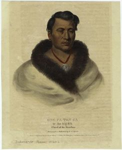 Charles Bird King - Ong-pa-ton-ga, or, The big elk, chief of the Omahas