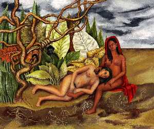 Frida Kahlo - Two Nudes in the Forest