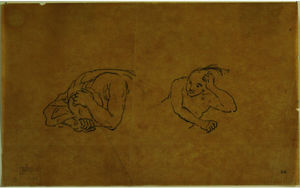  Art Reproductions Two Reclining Indians by Joshua Shaw (1776-1860, United Kingdom) | WahooArt.com