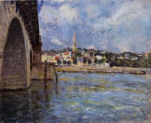 Alfred Sisley - The Bridge at Saint Cloud