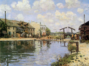 Alfred Sisley - The Canal Saint Martin