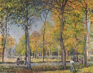 Alfred Sisley - The Forest at Boulogne