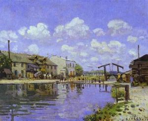 Alfred Sisley - The Saint Martin Canal