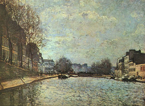 Alfred Sisley - The St. Martin Canal