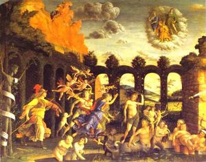 Andrea Mantegna - Minerva Chases the Vices from the Garden of Virtue