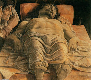 Order Oil Painting Replica The Lamentation over the Dead Christ, 1480 by Andrea Mantegna (1431-1506, Italy) | WahooArt.com