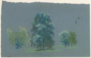 Arthur Bowen Davies - Tree Study