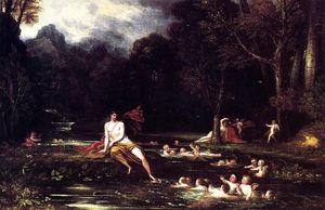 Benjamin West - Narcissus and Echo