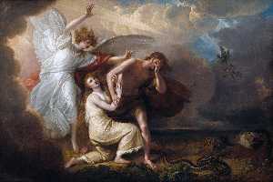 Benjamin West - The Expulsion of Adam and Eve from Paradise