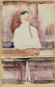 Charles Demuth - 93.189.13; Demuth, Charles; Bartender at the Brevoort
