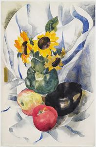 Charles Demuth - Fruit and Sunflowers