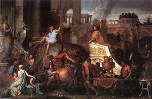 Charles Le Brun - Entry of Alexander into Babylon