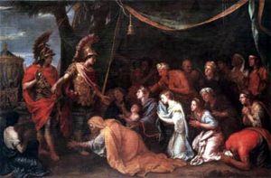 Charles Le Brun - The queen of Persia before Alexander