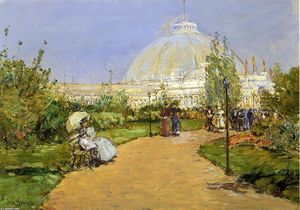 Frederick Childe Hassam - Horticultural Building, World-s Columbian Exposition, Chicago