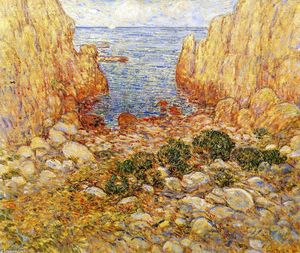 Frederick Childe Hassam - The Gorge - Appledore, Isles of Shoals