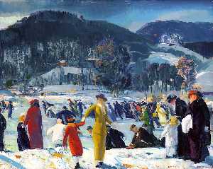 George Wesley Bellows - Love of Winter