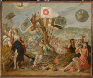 Hans Von Aachen - Allegorie on the battle of Guraslau