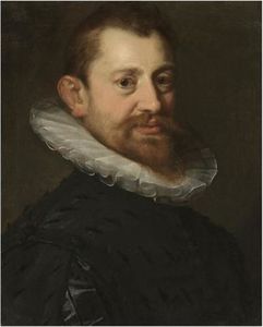 Hans Von Aachen - Portrait of a gentleman