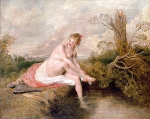 Jean Antoine Watteau - Diana Bathing