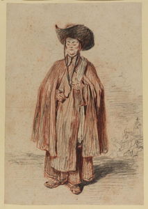 Jean Antoine Watteau - Friar, standing