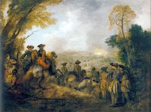 Jean Antoine Watteau - On the March