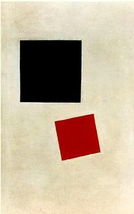Kazimir Severinovich Malevich - Cuadrado negro y Cuadrado rojo