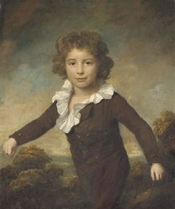 Lemuel Francis Abbott - Portrait of a young boy