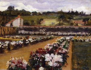 Willard Leroy Metcalf - Monet's Formal Garden