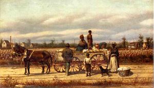 William Aiken Walker - Noon Day Pause in the Cotton Field