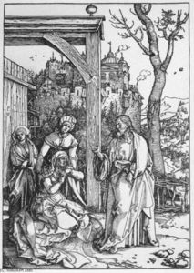 Albrecht Durer - Life Of The Virgin. 16. Christ Taking Leave Of His Mother