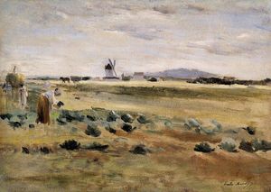 Berthe Morisot - The Little Windmill at Gennevilliers