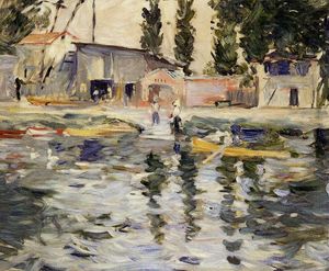 Berthe Morisot - The Seine at Bougival