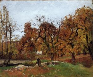 Camille Pissarro - Autumn Landscape, near Pontoise (aka Autumn Landscape, near Louveciennes)