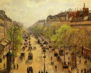 Camille Pissarro - Boulevard Montmartre. Spring 1