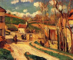 Camille Pissarro - Crossroads at l-Hermitage, Pontoise
