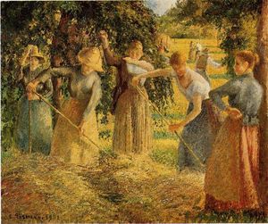 Camille Pissarro - Harvest at Eragny