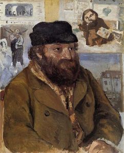 Camille Pissarro - Portrait of Paul Cezanne