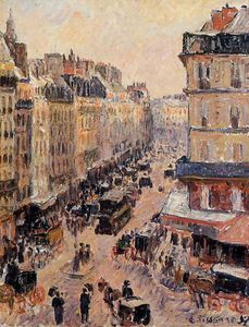 Camille Pissarro - Rue Saint Lazare